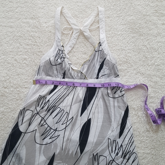 Hurley white summer sundress with POCKETS - Picture 10 of 11